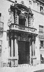 Portada de la Casa del Almirante