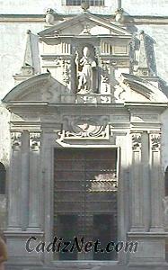 Cadiz:Portada de la Iglesia de San Agustín