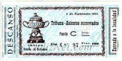 Entrada inaugural del Trofeo Carranza. (Colección particular del autor)