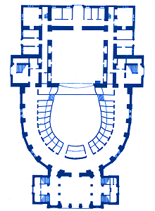 Cadiz:Planta del Teatro Falla