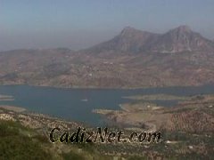 Cadiz:Panorámica del embalse de Zahara de la Sierra